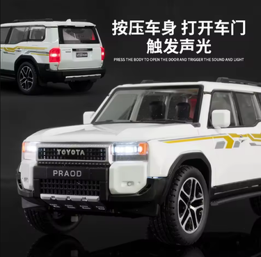 1:24 Diecast Toyota Land Cruiser Prado LC250 Model